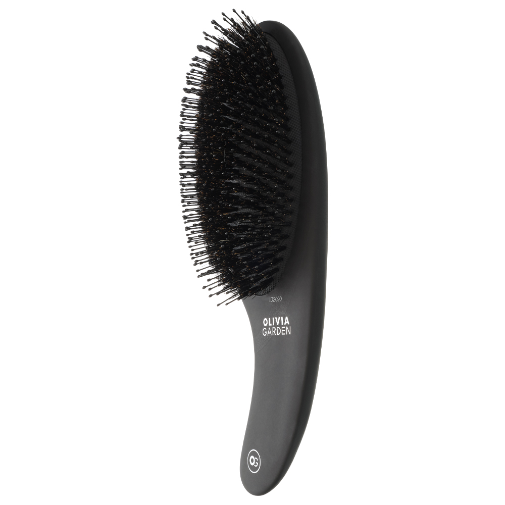 Perie neagră Expert Care Curve Divine păr mistreț + nailon Olivia Garden 3 Perie neagră Expert Care Curve Divine păr mistreț + nailon Olivia Garden - imagine 3