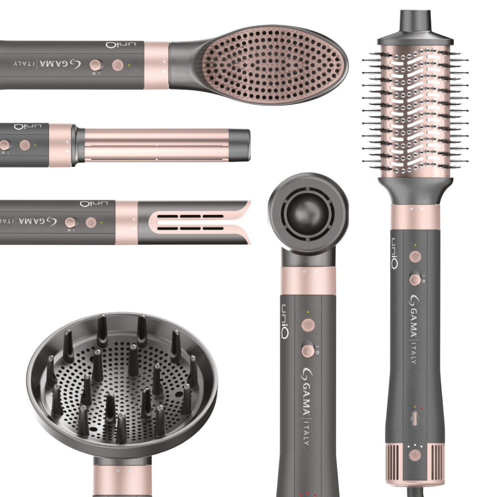 Uscător inteligent Multistyler profesional 8 în 1 UNIQ Vibrance GA.MA 1500W 2 Uscător inteligent Multistyler profesional 8 în 1 UNIQ Vibrance GA.MA 1500W 1