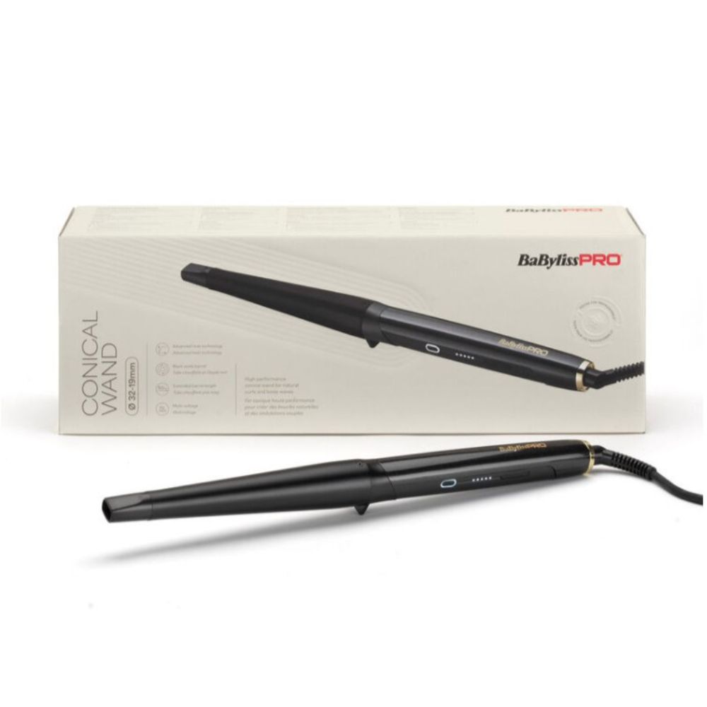 Ondulator de păr conic Profesional 32-19mm tehnologie avansată HI-PERFORMANCE pentru bucle naturale și beach waves BabylissPRO BAB2481E 7 Ondulator de păr conic Profesional 32-19mm tehnologie avansată HI-PERFORMANCE pentru bucle naturale și beach waves BabylissPRO BAB2481E 6