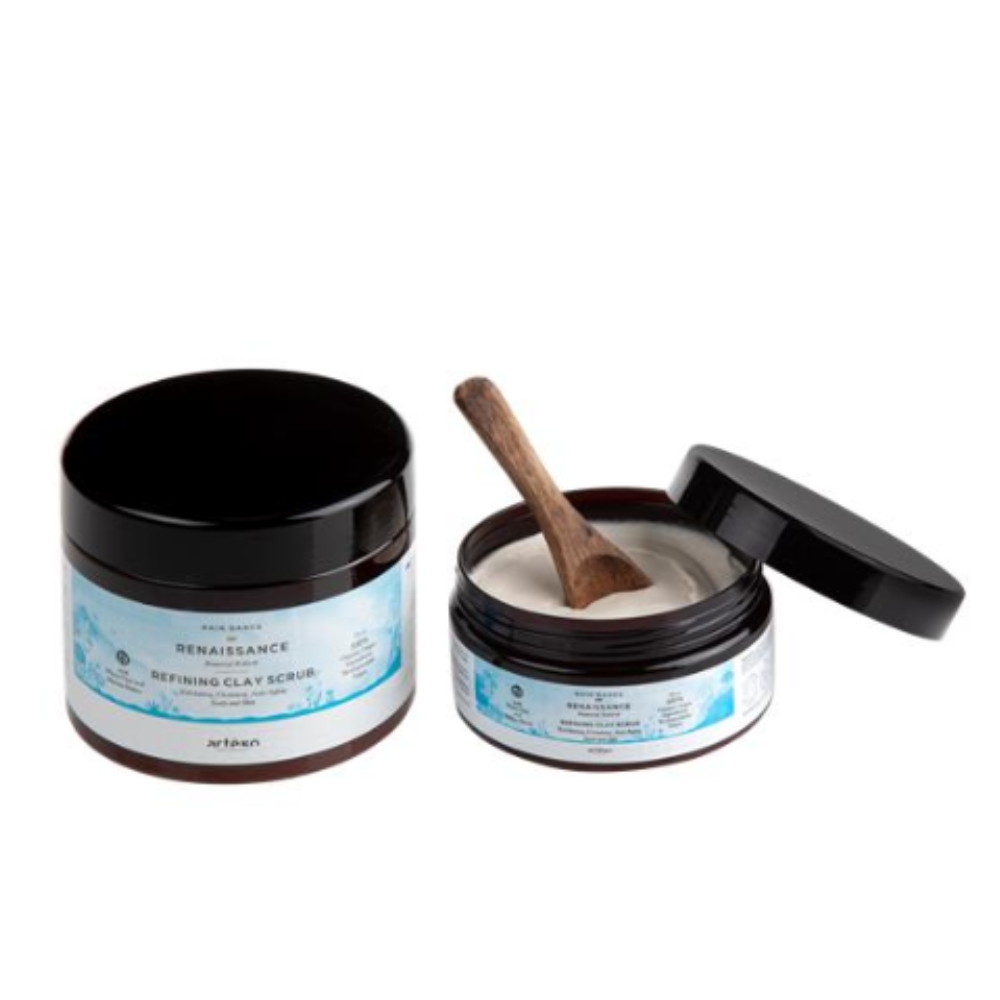 Scrub profesional de scalp Renaissance Refining Clay Scrub RAIN DANCE 500ml pentru curățare și detoxifiere 3 Scrub profesional de scalp Renaissance Refining Clay Scrub RAIN DANCE 500ml pentru curățare și detoxifiere - imagine 3