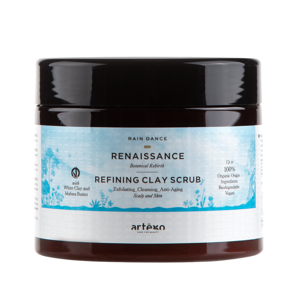 Scrub profesional de scalp Renaissance Refining Clay Scrub RAIN DANCE 500ml pentru curățare și detoxifiere 1 Scrub profesional de scalp Renaissance Refining Clay Scrub RAIN DANCE 500ml pentru curățare și detoxifiere