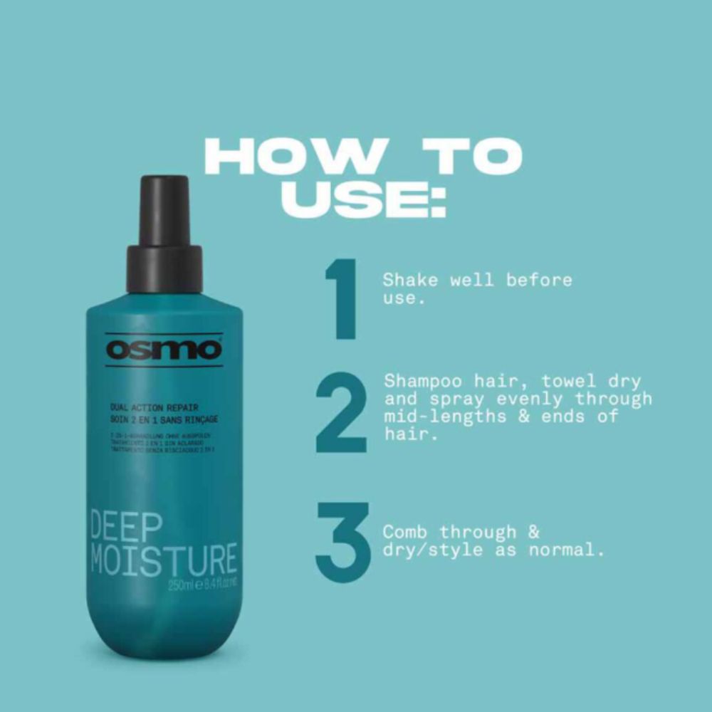 Spray reparator bifazic Deep Moisture OSMO 250 ml 3 Spray reparator bifazic Deep Moisture OSMO 250 ml - imagine 3